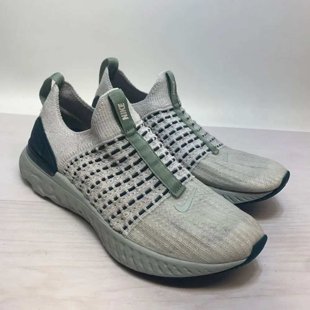 Womens‎ Size 9 Nike React Phantom Run 2 White Teal Running Shoes DO6698-001